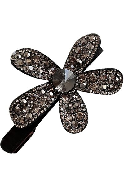 Generic Rhinestone Hair Clips for Women Sparkling Metal Duckbill Hairpin Styling