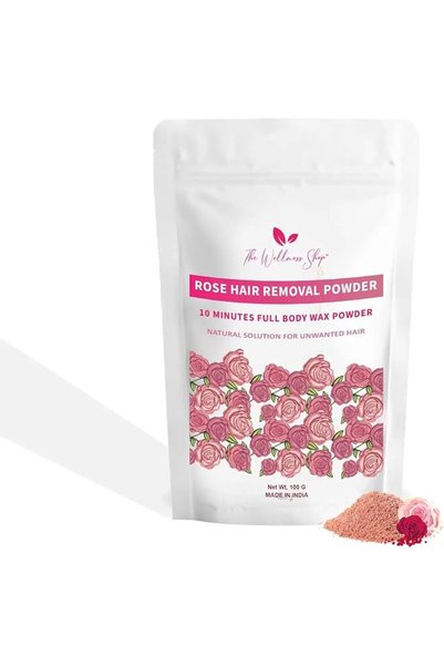 The Wellness Shop Full Body Wax, 10 Minutes, Plant-Based Hair Removal Wax Pow...