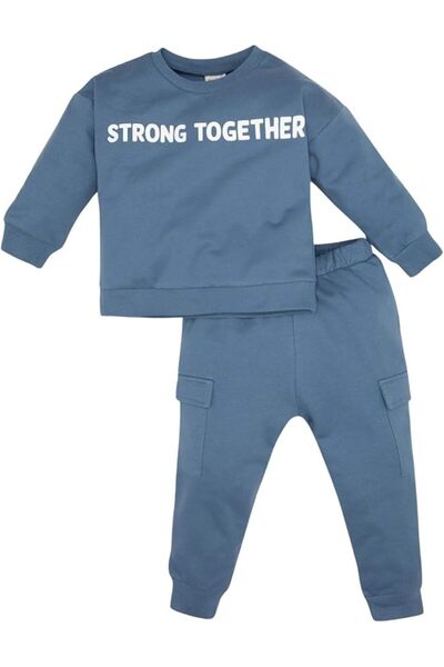 defacto fashion DeFacto Baby Boys DeFacto Round Neck Long Sleeve Baby Boy Paj...