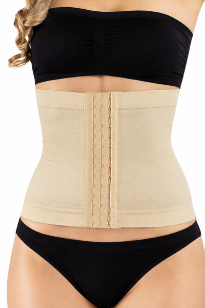 Clubee Beige Agrafla Waist Corset |   Firming and Toning Abdominal Structure |   Silicone Anti-Slip Texture |   Non-Marking Leg Cover under Clothing |   Size Reducer 2040