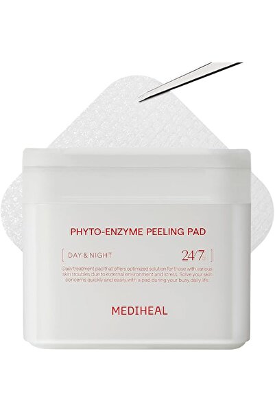 Mediheal Phyto Enzyme Peeling Pad - Vegan Face Resurfacing Gauze With LHA & P...