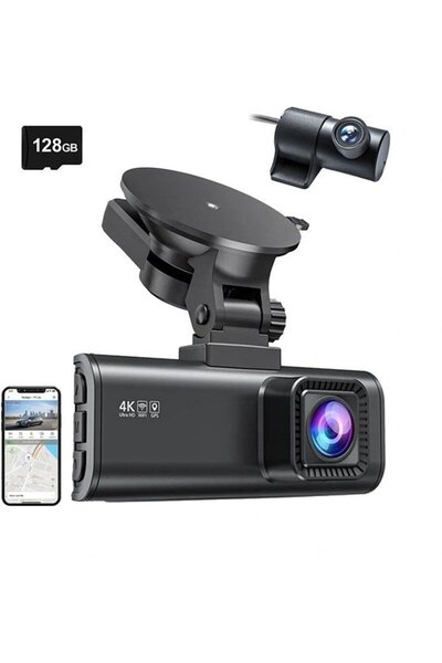 Red Tiger Redtiger F7NP Wifi 4K + 1080p 128GB Κάμερα Αυτοκινήτου - (F7NP128G)