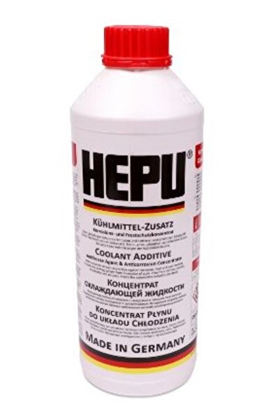 HEPU Antigel concentrat P999 G12, volum 1.5 litri, rosu