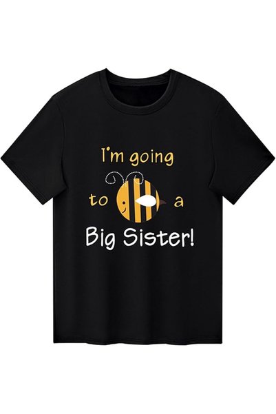 GENERAL I’m Going to be a Big Sister Tees Kids Baby Girl T Shirts Tops Clothe...