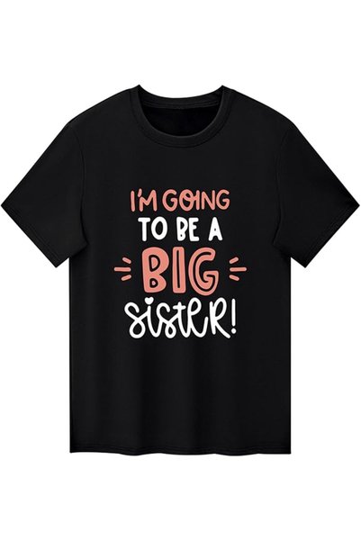 GENERAL I’m Going to be a Big Sister Tees Kids Baby Girl T Shirts Tops Clothe...