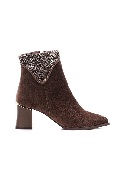 nhtshoes Γυναικείες βραδινές μπότες με τακούνι σε στυλ Stoned