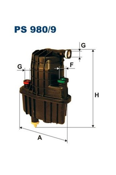 Filtron YAKIT FILTRESI -MODUS 1.5 DCI 07> ( 65/80 HP ) (SENS�RL�)