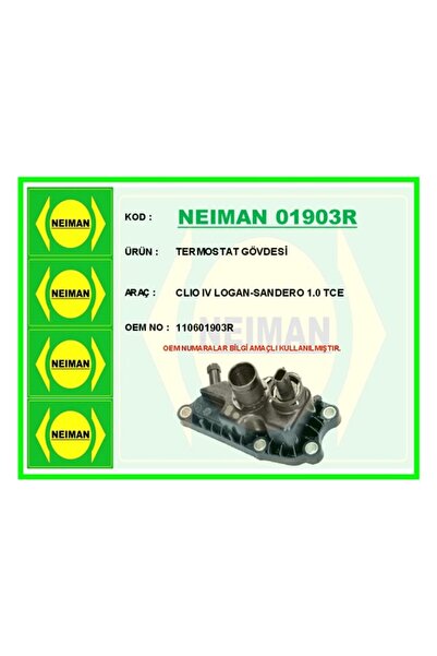 TERMOSTAT G�VDESI LOGAN-SANDERO 1.0 TCE