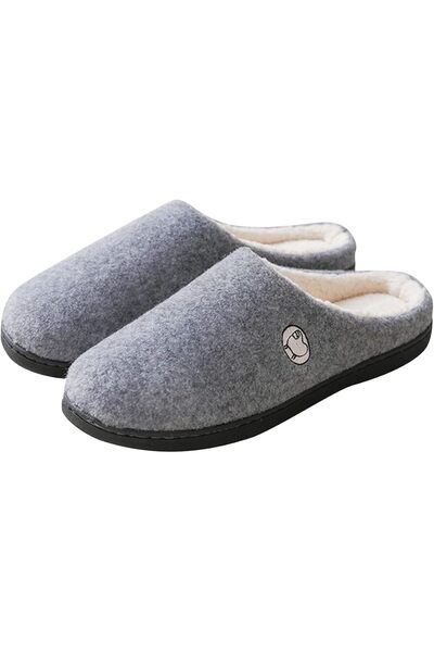 GENERAL Mens Memory Foam House-Slippers, Full Toe Soft Non-Slip Comfortable I...