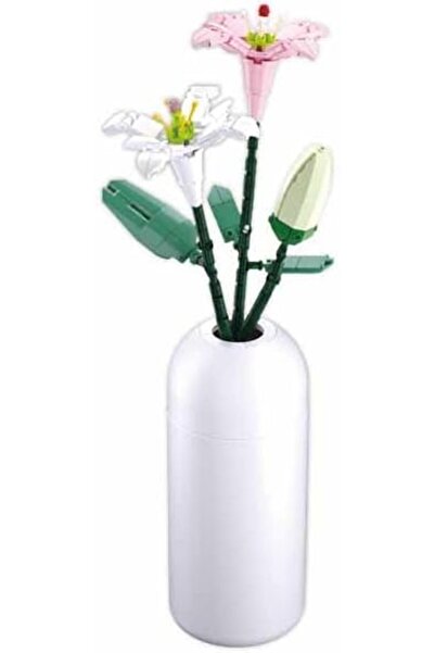 Sluban Flower Vase Building Kit - A Unique Flower Container with 243 PCS and ...
