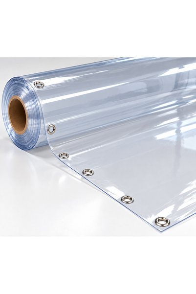 PERBRANDA Eko Şeffaf Branda 1,5 MT X 5 MT Net 0,80 mm – Kuş Gözü İşlemli