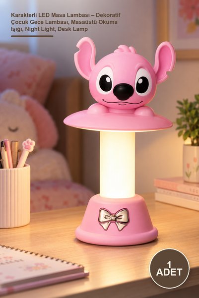 Yenilig 1 Piece Character Led Table Lamp – Decorative Children's Night Light,...
