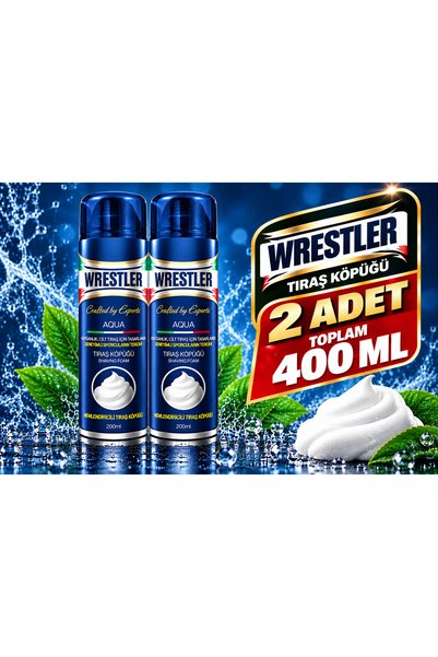 WRESTLER AQUA 200 ML X 2 ADET (400 ML)