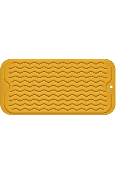 MODENGKONGJIAN Silicone Dish Drying Mat, Non-Slip Easy Clean Sink Mat Large H...