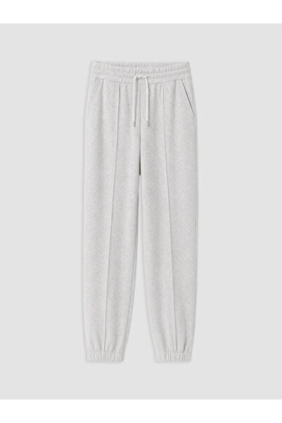 LC Waikiki Rmz Gi̇yi̇m Farkiyla Women's Jogger Sweatpants with Waist Drawstring
