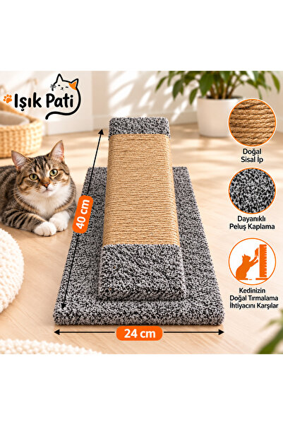 Işık Pati Kedi Tırmalama Rampası