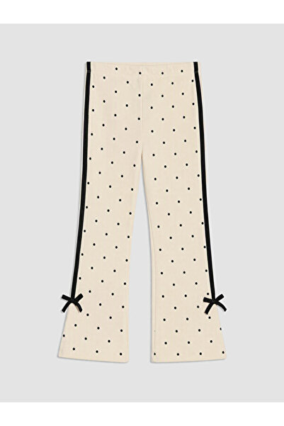 LC Waikiki Polka Dot Girls' Spanish Flare Leggings for Style Seekers from Uzg...