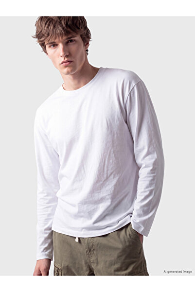 LC Waikiki Rmz Gi̇yi̇m Farkiyla Zero Roba Collar Men's Sweatshirt