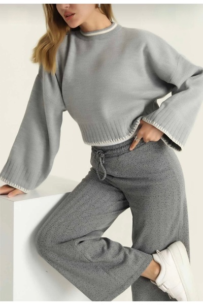 DAMGA Collection Shepherd Stitched Knitwear Sweater
