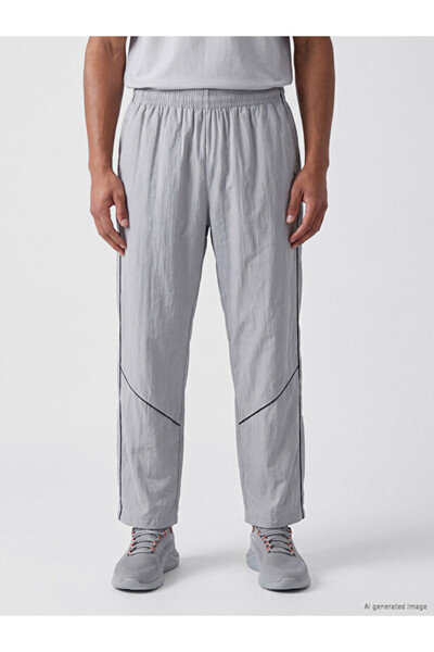 LC Waikiki Rmz Gi̇yi̇m Farkiyla Regular Fit Stripe Detailed Men's Sweatpants