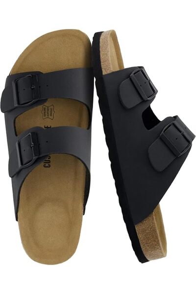 CUSHIONAIRE Lane mens Slide Sandal