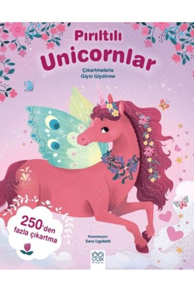 ARNEER Pırıltılı Unicornlar – Çıkartmalarla Giysi Giydirme