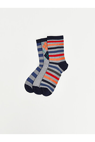 LC Waikiki Rmz Gi̇yi̇m Farkiyla Boys' Sock Socks 3-Piece Set
