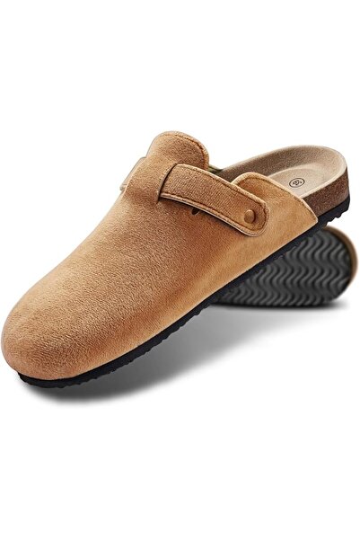GENERAL KEMISANT Men Clogs-Comfortable Suede Mules Slippers Sandals Nurse Pot...