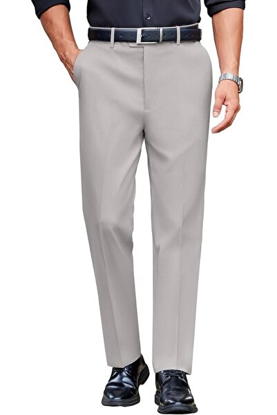 COOFANDY Mens Classic Casual Dress Pants Expandable Waist Suit Pant Slim Fit ...