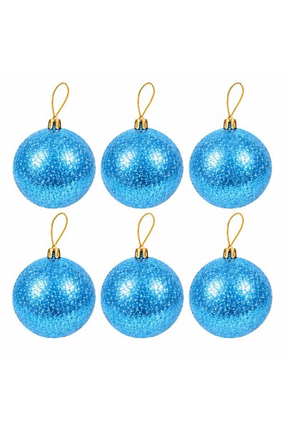 Mini Parti MINI PARTY STORE BOŽIĆNI ORNAMENT 5 CM STYROFOAM LOPTICA 6 KOMADA