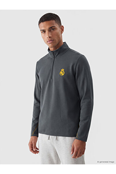 LC Waikiki Rmz Gi̇yi̇m Farki̇yla Fan Printed Embroidered Men's Sweatshirt