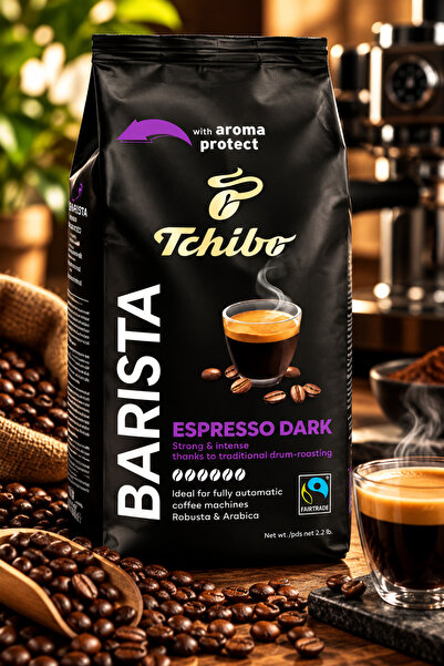 Tchibo Barista Espresso Dark, Cafea Boabe, 1 kg
