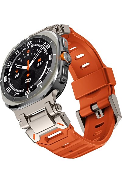 XMUXI Compatible with Samsung Galaxy Watch Ultra 47mm Band for Men FKM Fluoro...