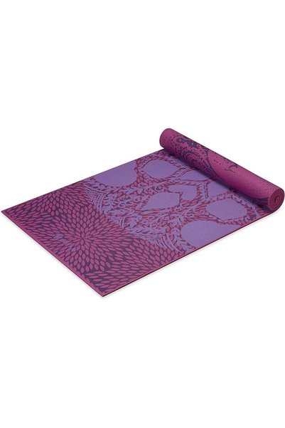 gaiam سجادة يوغا - سجادة تمارين ولياقة بدنية فاخرة بسماكة 6 مم قابلة للعكس وغ...