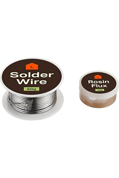 Lawazim Solder Core Wire with 10g Resin 60g|Rosin Core Solder Wire for Electr...