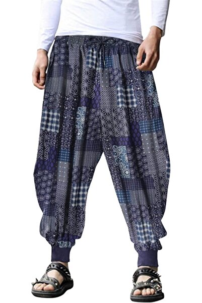 COOFANDY mens Men Hippie Baggy Harem Pants Harem