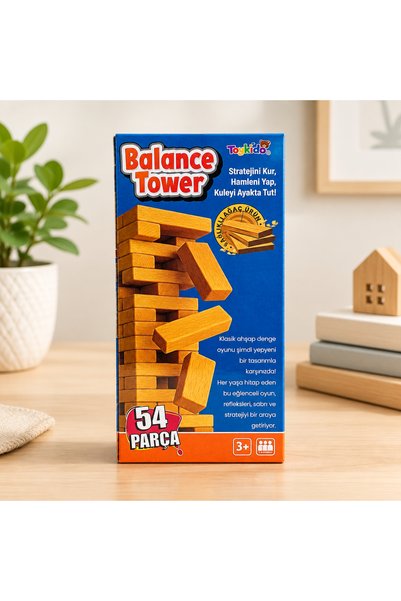Generic Brand 54 Piece Wooden Balance Game