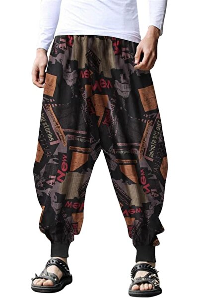 COOFANDY mens Men Hippie Baggy Harem Pants Harem