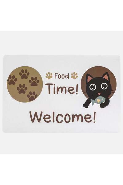OEM Plate Holder with Cat and Message 43x28cm
