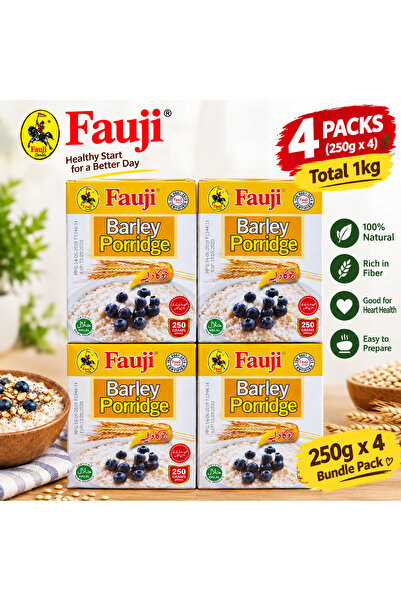Generic Brand Fauji Barley Porridge – 250g × 4 Bundle 🌾