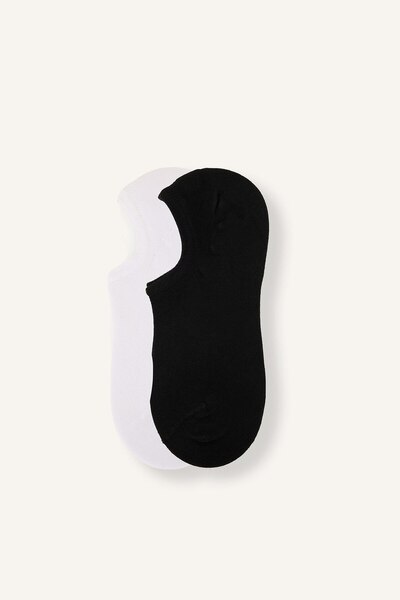 DeFacto Men's Seamless 2-Piece Modal Sneaker Socks I5305Axns