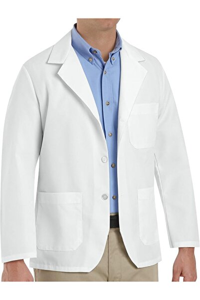Red Kap Men's Lapel Counter Coat