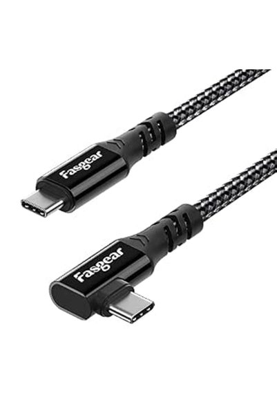 Fasgear كابل USB C إلى USB C، فائق السرعة 20 جيجابت في الثانية، USB 3.2 الجيل...