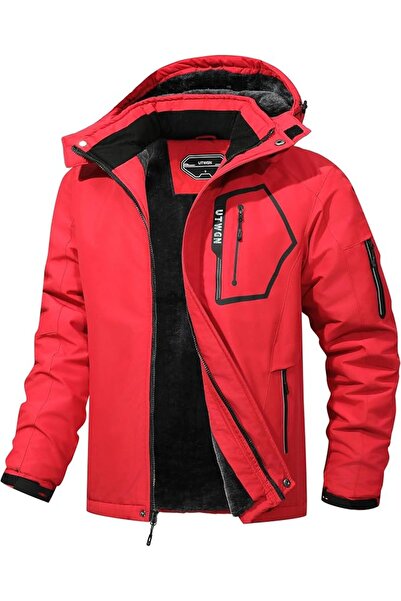 GENERAL Men's Ski Jacket Winter Warm Snow Coat Waterproof Windbreaker Hooded ...