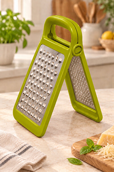 Funny Life Belle Double-Sided Folding Footed Grater - Stainless Steel Grater ...