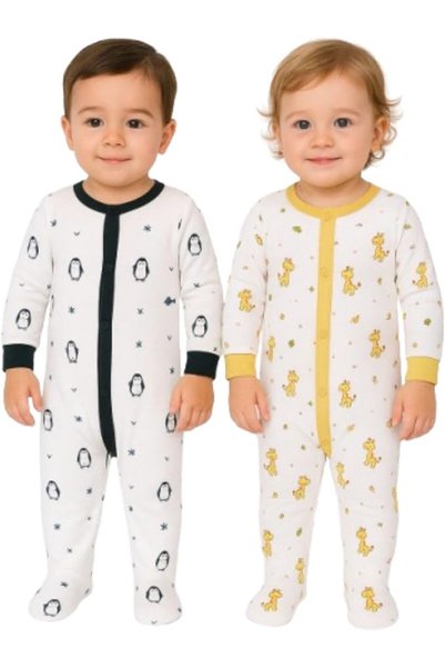 luay 100% Cotton Full Sleeves Baby Romper | Bodysuits & One-Piece Footies for...