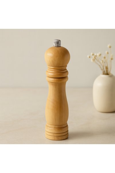 AKILLI Ahşap Tuz ve Baharat Öğütücü 4.5 x 19.5 cm