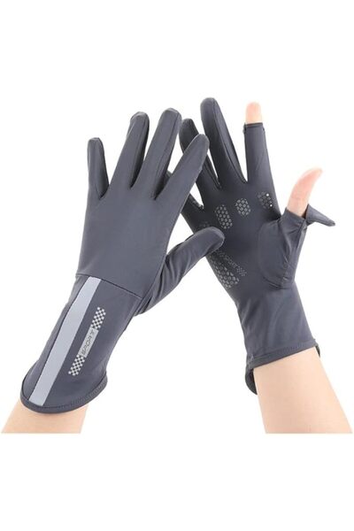 RUIXIA Mens Women Driving Gloves Summer UV Sun Protection Gloves Non-Slip Tou...