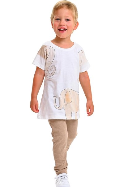 GENERAL Kids T-Shirt & Trousers Set for Boys & Girls, 100% Cotton Soft Breath...