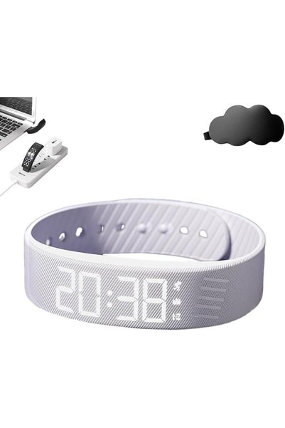 GENERAL Alarm Clock Watch Bracelet - Silent Vibration Wake-Up Wristband, Snoo...